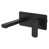 Fienza Koko Wall Mixer w/ Spout Lead Free Matte Black 218106B-LF