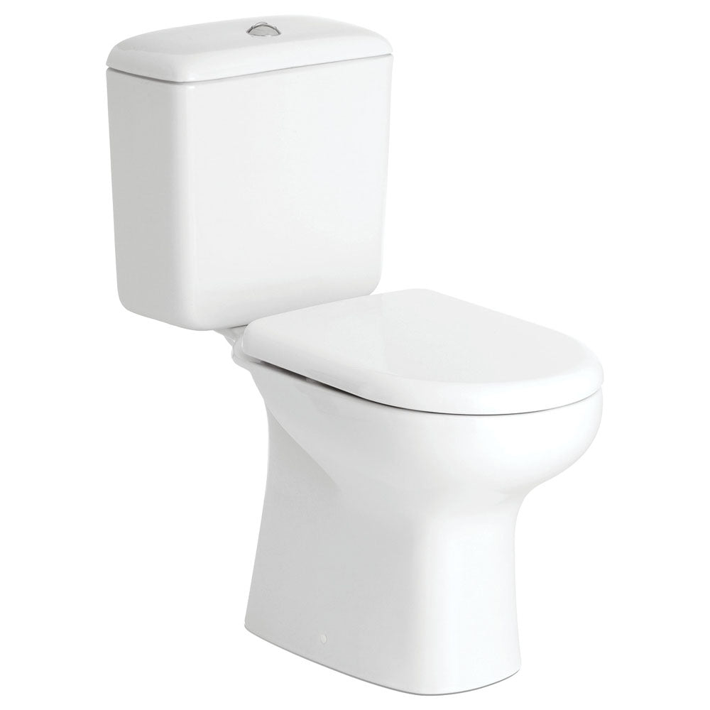 Fienza Liwa Close-Coupled Toilet Suite Right Skew Alpine White 222730WR