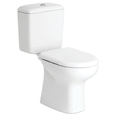 Fienza Liwa Toilet Suite P Trap Soft Close White 222730W