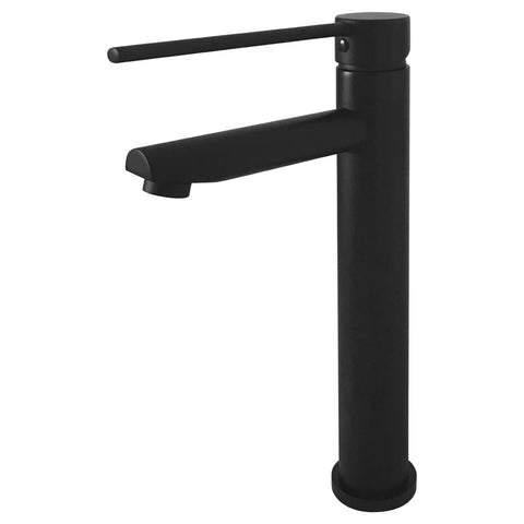 Fienza Hustle Care Tall Basin Mixer Matte Black 225107D