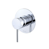 Fienza Kaya Wall Mixer Large Round Plate Lead Free Chrome 228101-3-LF