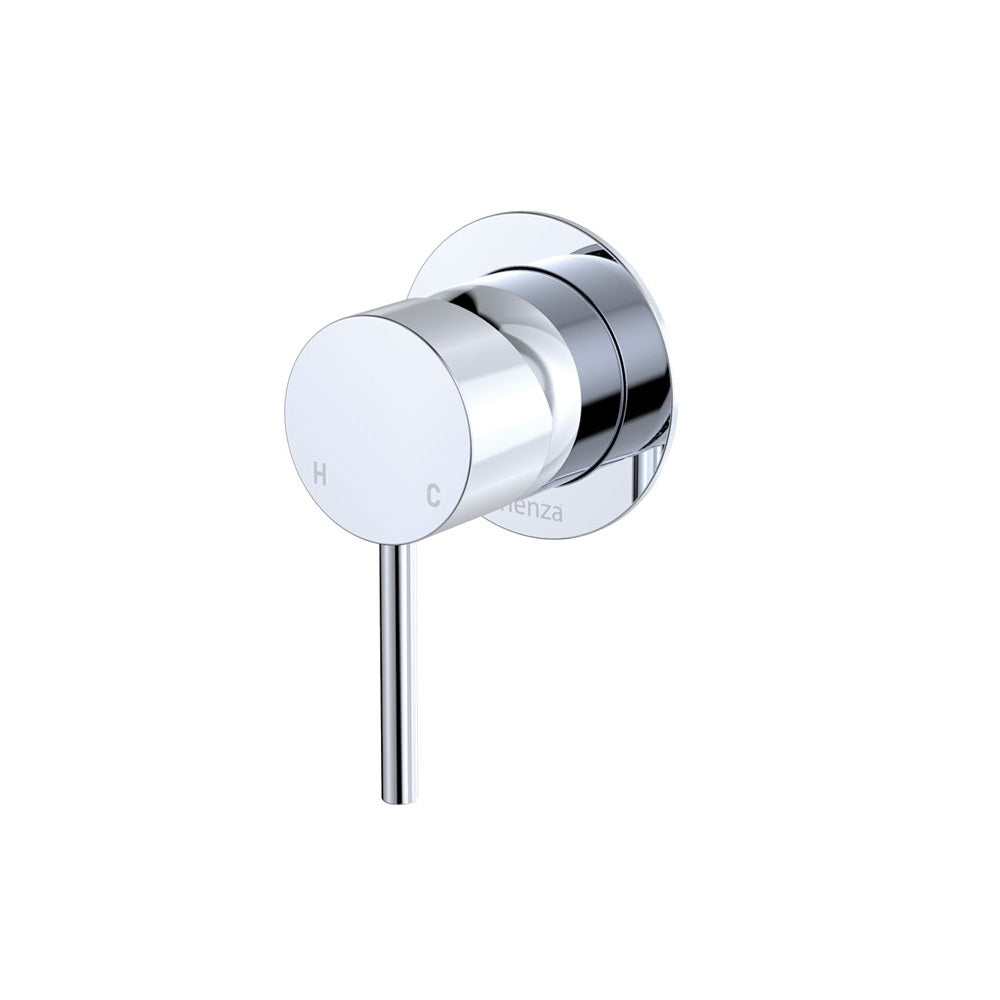 Fienza Kaya Wall Mixer Small Round Plate Lead Free Chrome 228101-LF