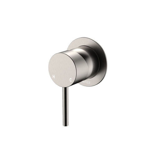 Fienza Kaya Upside Down Wall Mixer Handle Only Brushed Nickel 228400BN