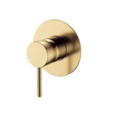 Fienza Kaya Wall Mixer Large Round Plate Lead Free Urban Brass 228101UB-3-LF