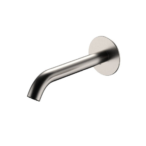 Fienza Kaya Spout Only (For In Wall Basin Mixer) 200mm  Brushed Nickel 228002BN