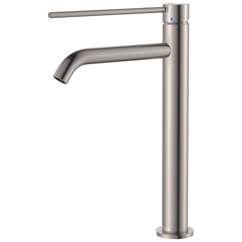 Fienza Kaya Care Tall Basin Mixer Lead Free Brushed Nickel 228107DBN-LF