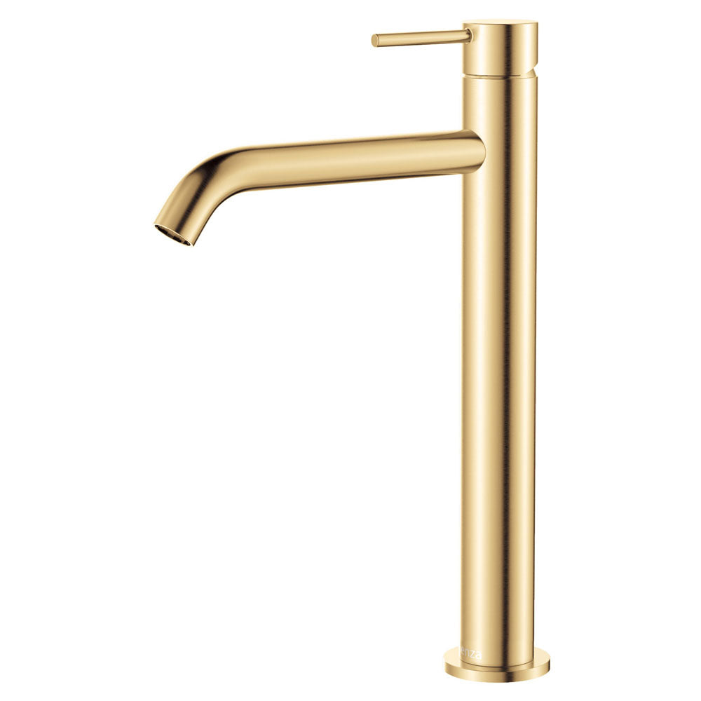 Fienza Kaya Tall Basin Mixer Lead Free Urban Brass 228107UB-LF