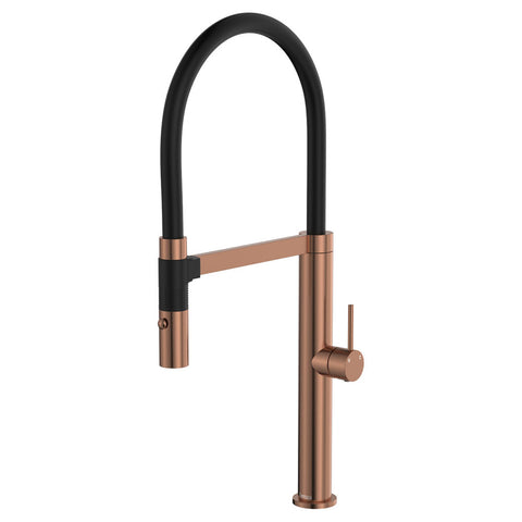 Fienza Kaya Pull Down Sink Mixer Lead Free Brushed Copper 228109CO-LF