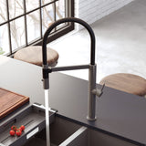 Fienza Kaya Pull Down Sink Mixer Lead Free Gunmetal 228109GM-LF