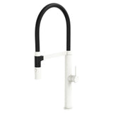 Fienza Kaya Pull Down Sink Mixer Lead Free Matte White 228109MW-LF