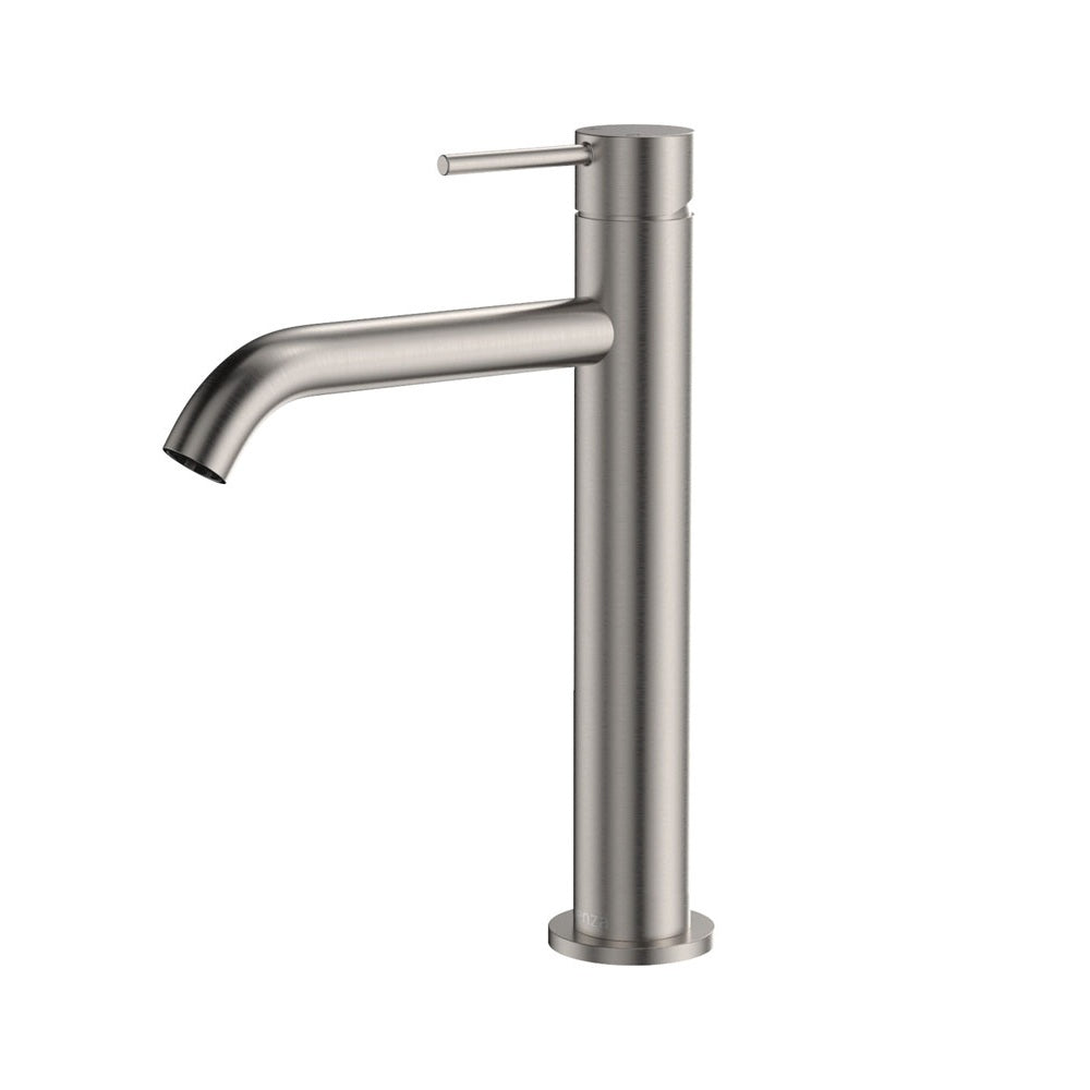 Fienza Kaya Medium Basin Mixer Lead Free Brushed Nickel 228110BN-LF