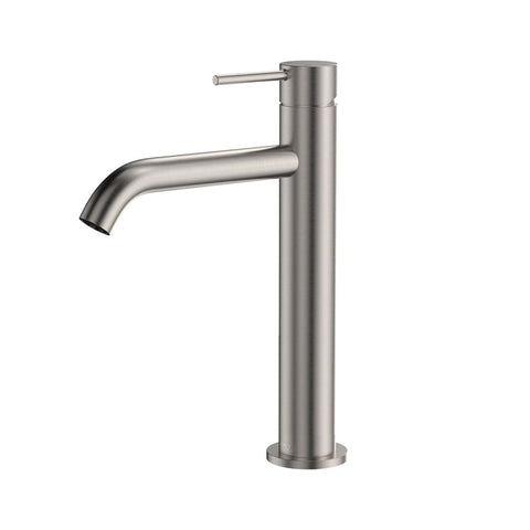 Fienza Kaya Medium Basin Mixer Lead Free Brushed Nickel 228110BN-LF
