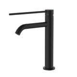 Fienza Kaya Care Medium Basin Mixer Lead Free Matte Black 228110DB-LF