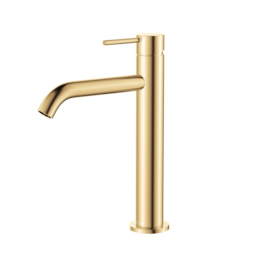 Fienza Kaya Medium Basin Mixer Lead Free Urban Brass 228110UB-LF