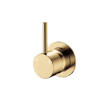Fienza Kaya Up Wall Mixer Small Round Plate Lead Free Urban Brass 228114UB-LF