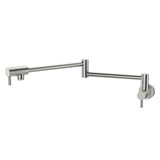 Fienza Kaya Pot Filler Wall Mixer Lead Free Brushed Nickel 228120BN-LF