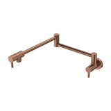 Fienza Kaya Pot Filler Wall Mixer Lead Free Brushed Copper 228120CO-LF