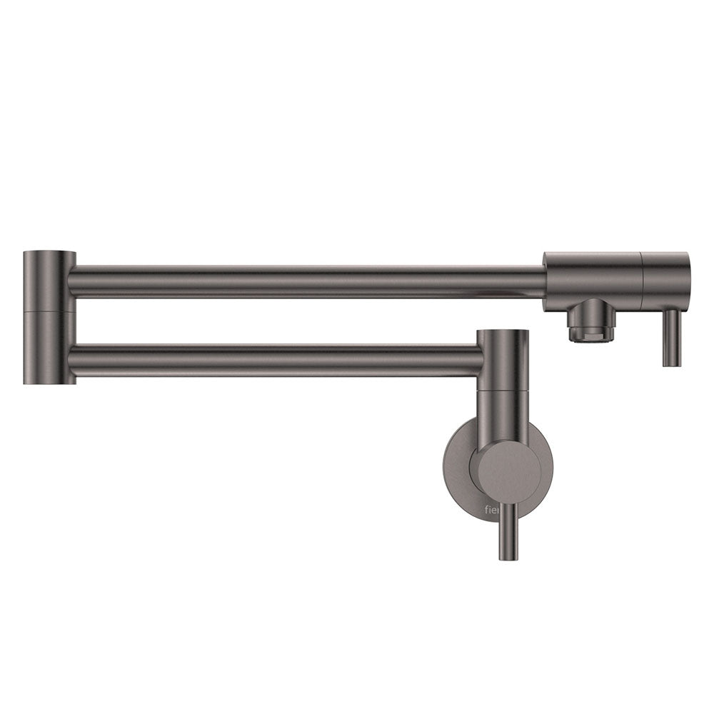 Fienza Kaya Pot Filler Wall Mixer Lead Free Gunmetal 228120GM-LF