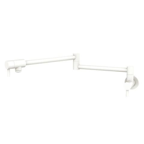 Fienza Kaya Pot Filler Wall Mixer Lead Free Matte White 228120MW-LF