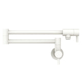 Fienza Kaya Pot Filler Wall Mixer Lead Free Matte White 228120MW-LF