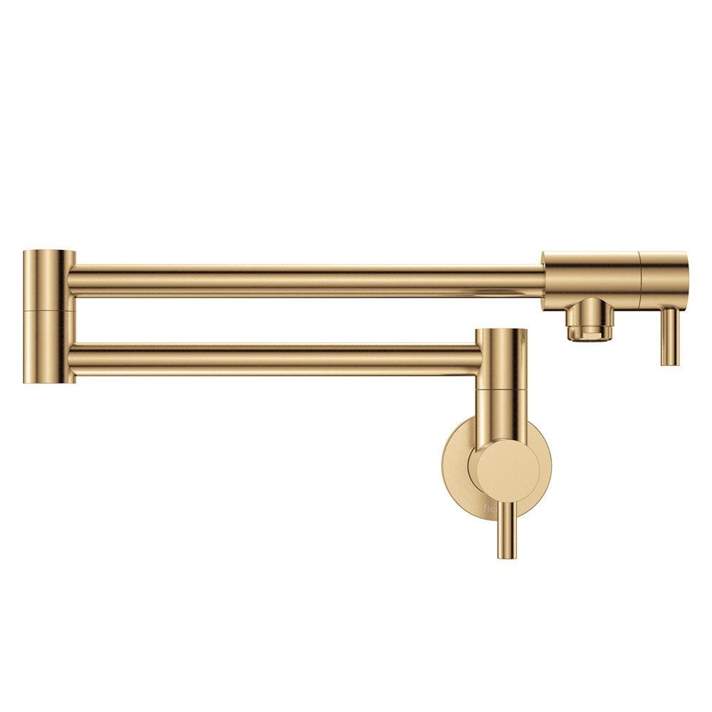 Fienza Kaya Pot Filler Wall Mixer Lead Free Urban Brass 228120UB-LF