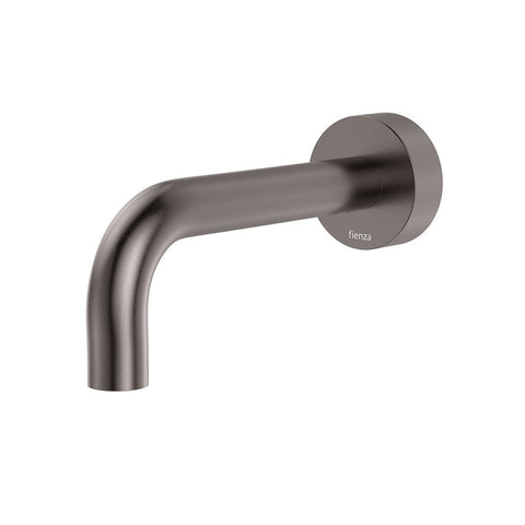 Fienza Kaya Wall Basin/Bath 130mm Outlet Round Plate Lead Free Gunmetal 228121GM-LF