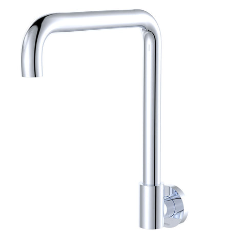 Fienza Kaya Squareline Wall Swivel Outlet Lead Free Chrome 228122-LF