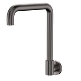 Fienza Kaya Squareline Wall Swivel Outlet Lead Free Gunmetal 228122GM-LF