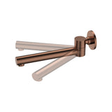 Fienza Kaya Swivel Wall Basin/Bath 230mm Outlet Lead Free Brushed Copper 228125CO-LF