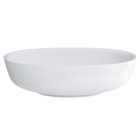 Abey Pluro Basin 550x350mm Above Counter (Inc. Plug & Waste) Gloss White 22845P