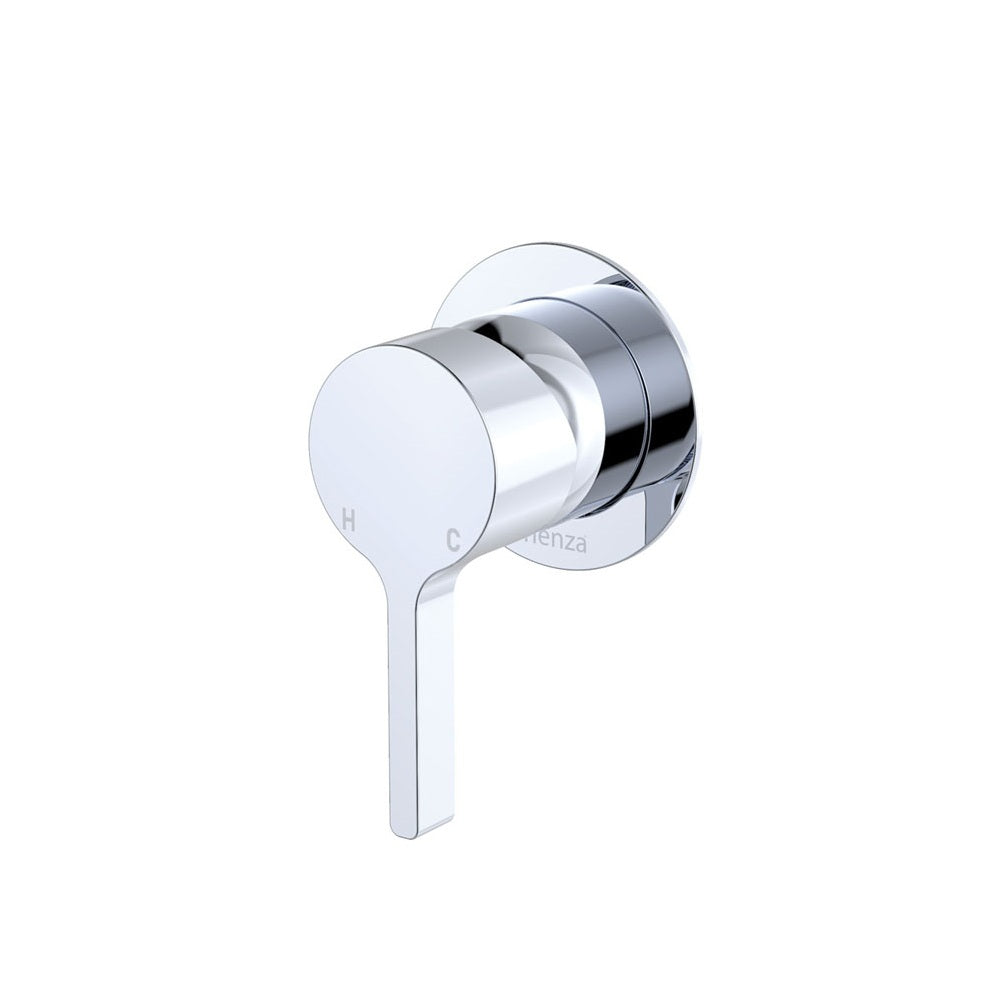 Fienza Sansa Wall Mixer Small Round Plate Lead Free Chrome 229101-LF