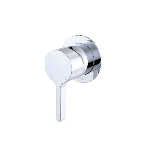 Fienza Sansa Wall Mixer Small Round Plate Lead Free Chrome 229101-LF
