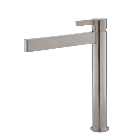 Fienza Sansa Tall Basin Mixer Lead Free Brushed Nickel 229107BN-LF