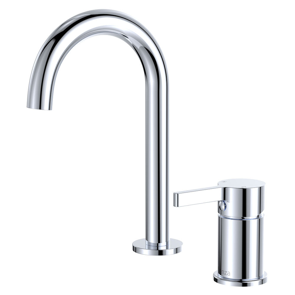 Fienza Sansa Round Hob Basin Mixer Set Lead Free Chrome Lead Free Chrome 229117-LF