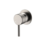Fienza Axle Wall Mixer Small Round Plate Lead Free Brushed Nickel 231101BN-LF