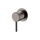 Fienza Axle Wall Mixer Small Round Plate Lead Free Gunmetal 231101GM-LF