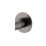 Fienza Small Diverter Button Plate Gunmetal 230018GM