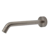 Fienza Axle Wall Basin/Bath 220mm Outlet Round Plate Lead Free Brushed Nickel 231116BN-LF