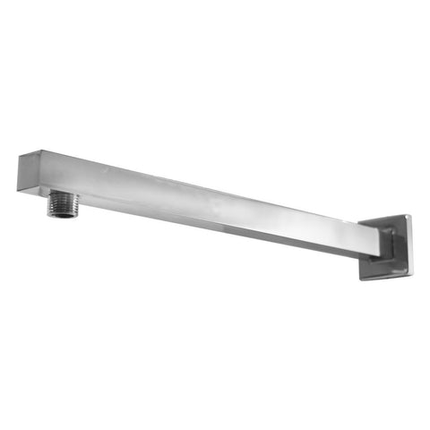 Argent Straight Square Wall Shower Arm Chrome 231614SQ