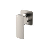 Fienza Tono Wall Mixer Small Square Plate Lead Free Brushed Nickel 233101BN-4-LF