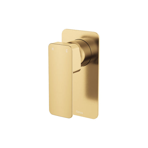 Fienza Tono Wall Mixer Dress Kit Large Square Plate Urban Brass D233101UB