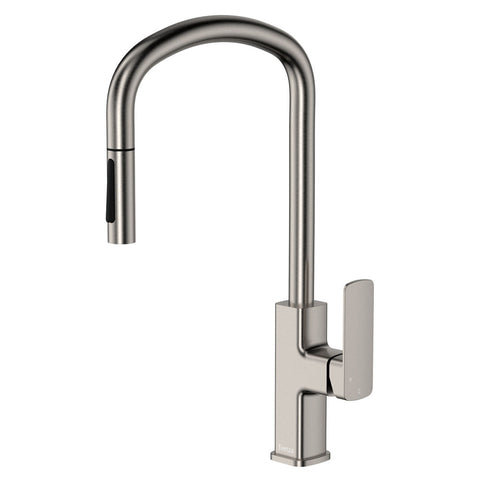 Fienza Tono Pull Out Sink Mixer Lead Free Brushed Nickel 233108BN-LF