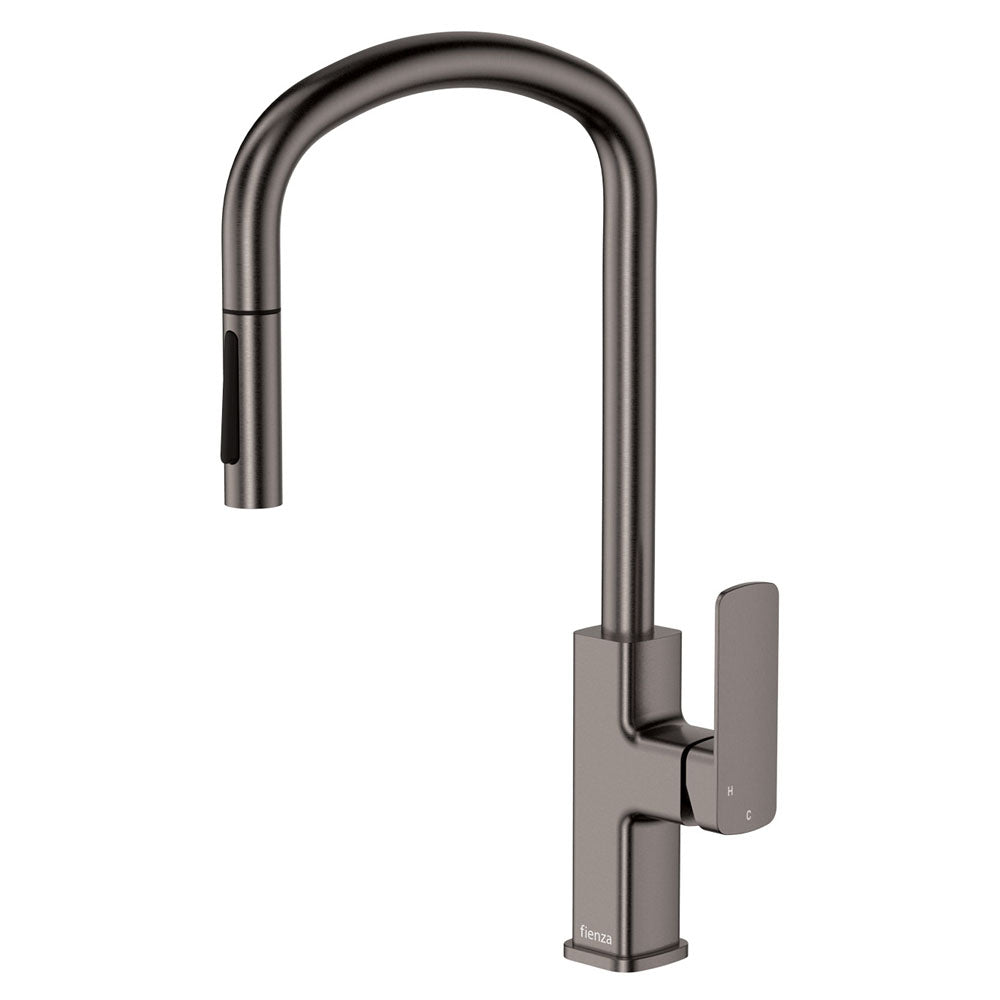 Fienza Tono Pull Out Sink Mixer Lead Free Gunmetal 233108GM-LF
