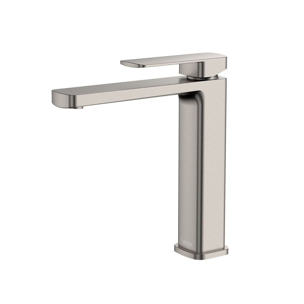 Fienza Tono Medium Basin Mixer Lead Free Brushed Nickel 233110BN-LF