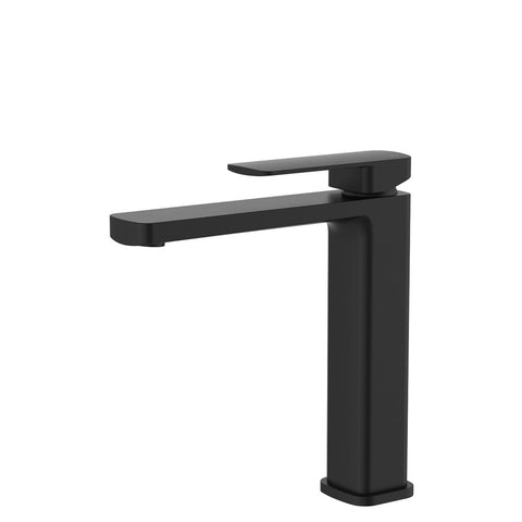 Fienza Tono Medium Basin Mixer Lead Free Matte Black 233110B-LF