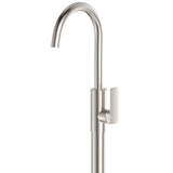 Fienza Tono Floor Mounted Basin/Bath Mixer Lead Free Brushed Nickel 233112BN-LF