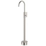 Fienza Tono Floor Mounted Basin/Bath Mixer Lead Free Brushed Nickel 233112BN-LF