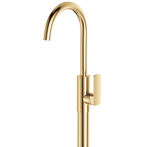 Fienza Tono Floor Mounted Basin/Bath Mixer Lead Free Urban Brass 233112UB-LF