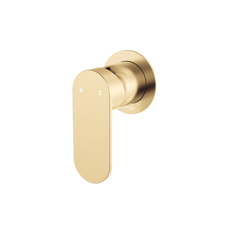 Fienza Empire Slim Wall Mixer Round Plate Dress Kit Lead Free Urban Brass D234101UB-2-LF