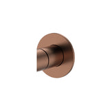 Fienza Small Diverter Button Plate Brushed Copper 230018CO